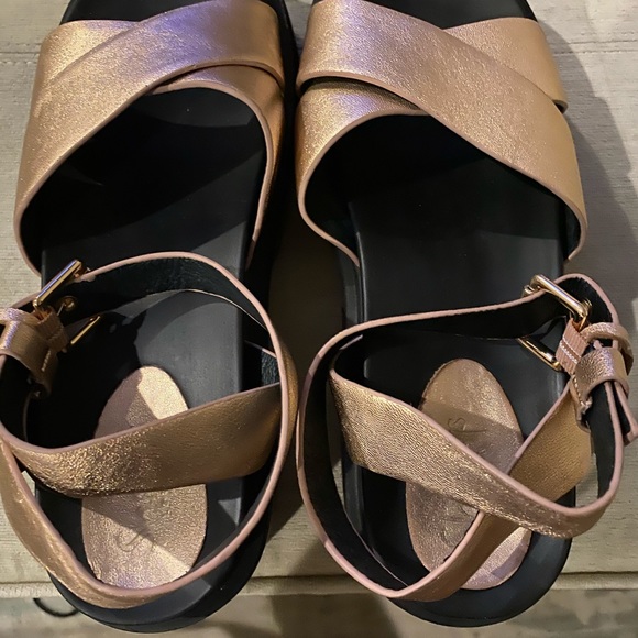 Shellys London Stack Heel Sandals - Picture 2 of 7